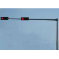 Polo de iluminación de señal de tráfico de la calle